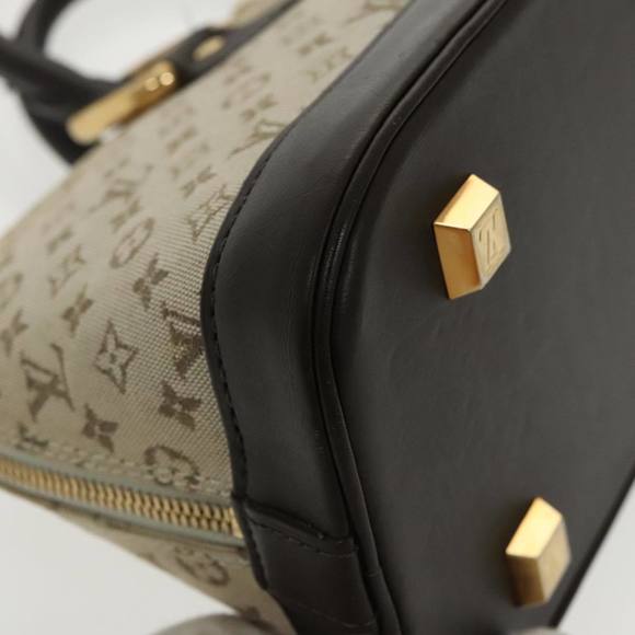 LOUIS VUITTON Monogram Mini Alma Ron Hand Bag Khaki M92206 LV Auth 98725 - Picture 15 of 16